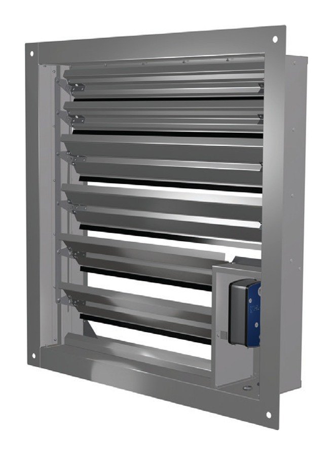 Клапан дымоудаления ДМУ-МС 700×700 многостворчатый Клапан дымоудаления ДМУ-МС 700×700 многостворчатый