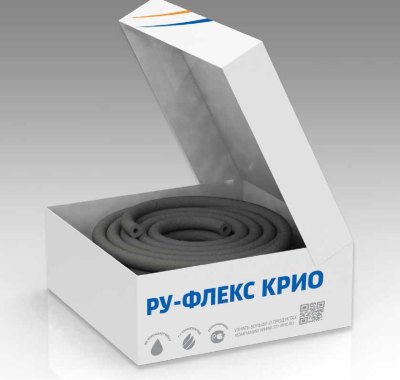 Трубка теплоизоляционная РУ-ФЛЕКС СТ КРИО 9×22 мм, 19 м